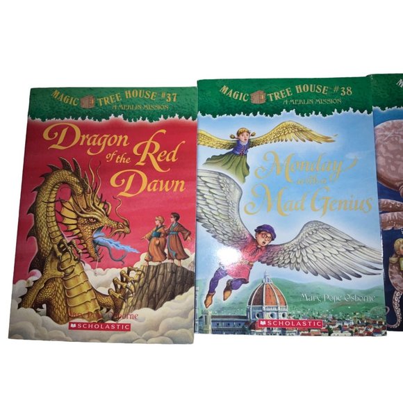Merlin Mission Magic Tree House Books- lot of 9 - Picture 4 of 7